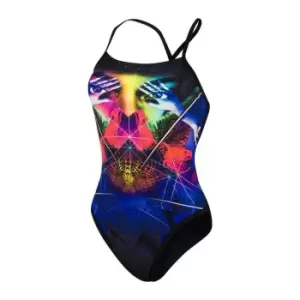 Image of Speedo Ribbonback Swimsuit Womens - Black