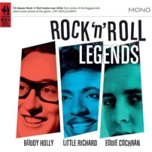 Image of Rock N Roll Legends Buddy Holly Little Richard Eddie Cochran by Various Artists CD Album