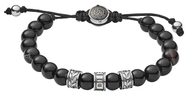 Image of Diesel DX1101040 SHIELD BEADS Adjustable String Bracelet Jewellery