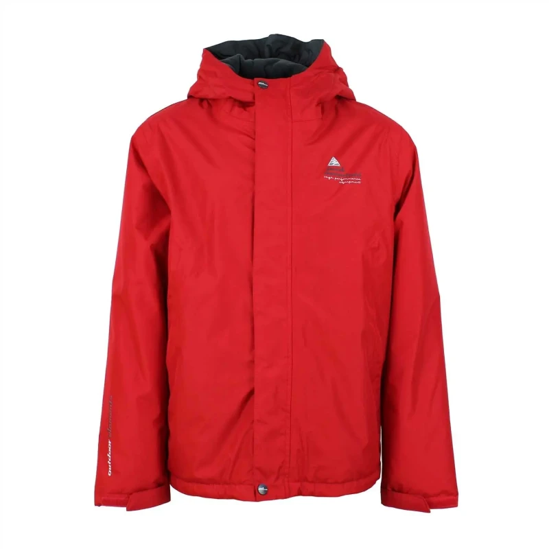 Image of Waterproof jacket Peak Mountain Cajik Rouge Male L