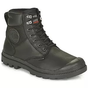 Image of Palladium SPORTCUFF ESSENTIAL WATERPROOF mens Mid Boots in Black,4,5,5.5,6.5,7,8,9,9.5,10.5,11