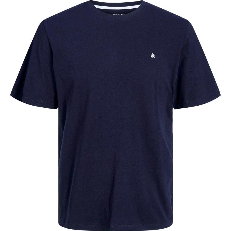 Image of Jack and Jones Jack+ Paulos T-Shirt Plus Size Mens Navy Blazer male 5XL