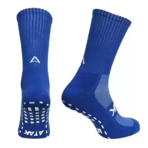 Image of Atak Grip Mid Leg Socks Senior - Blue