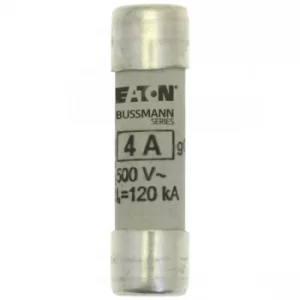 Image of Bussmann C10G4 4A GG 500Vac 10x38mm Cylindrical Fuse