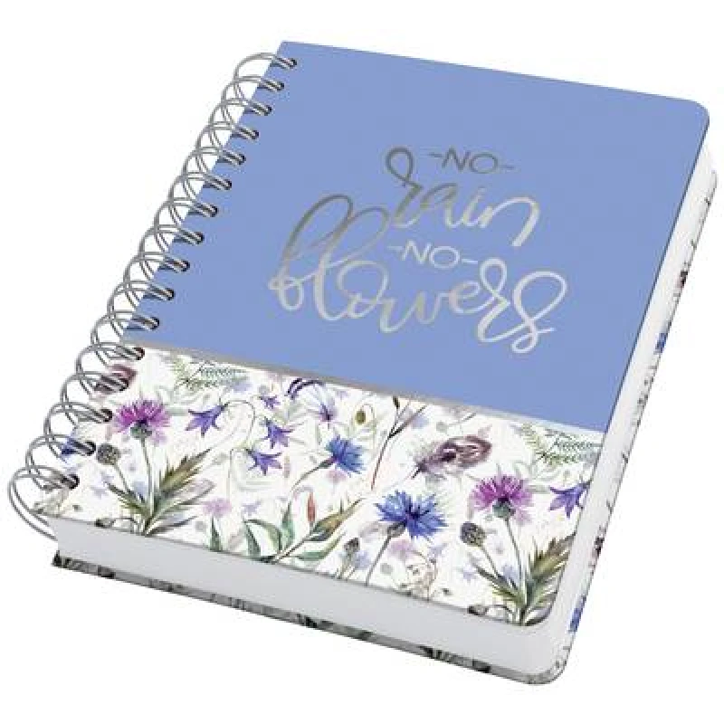 Image of Sigel Sigel Jolie Misty Meadows JN619 Spiral-bound notepad Dotted Violet, Blue, Green No. of sheets: 120 A5 JN619