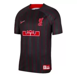 Image of Le Bron x Liverpool Football Shirt (Black)