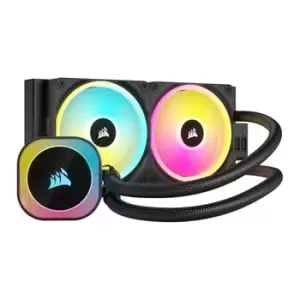 Image of Corsair 240mm iCUE LINK H100i RGB Black Intel/AMD CPU Liquid Cooler