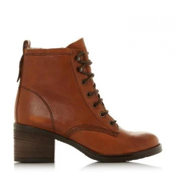 Image of Dune London Patsie D Ankle Boots - Tan Leather