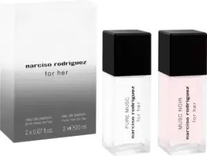 Image of Narciso Rodriguez For Her Eau de Parfum Duo 2 x 20ml