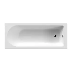 Image of Nuie Barmby Standard Single Ended Bath 1800 X 800mm - White
