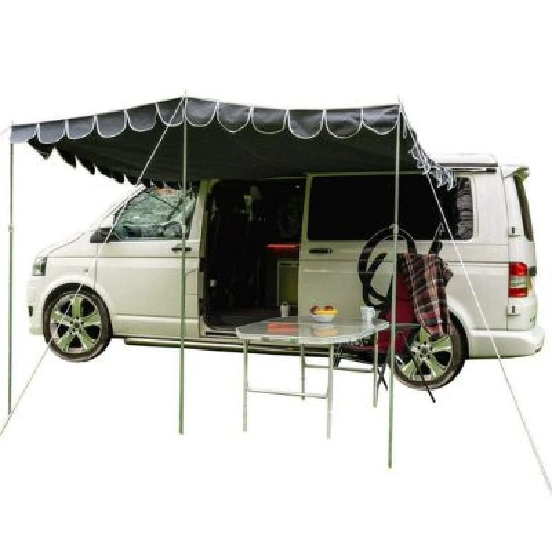 Image of OLPRO Retro Campervan Shade Canopy - Charcoal OS102 Black