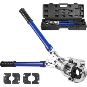 Image of Vevor Copper Tube Fittings Crimping Tool 1/2 3/4 1" Jaw Copper Press Press Kit