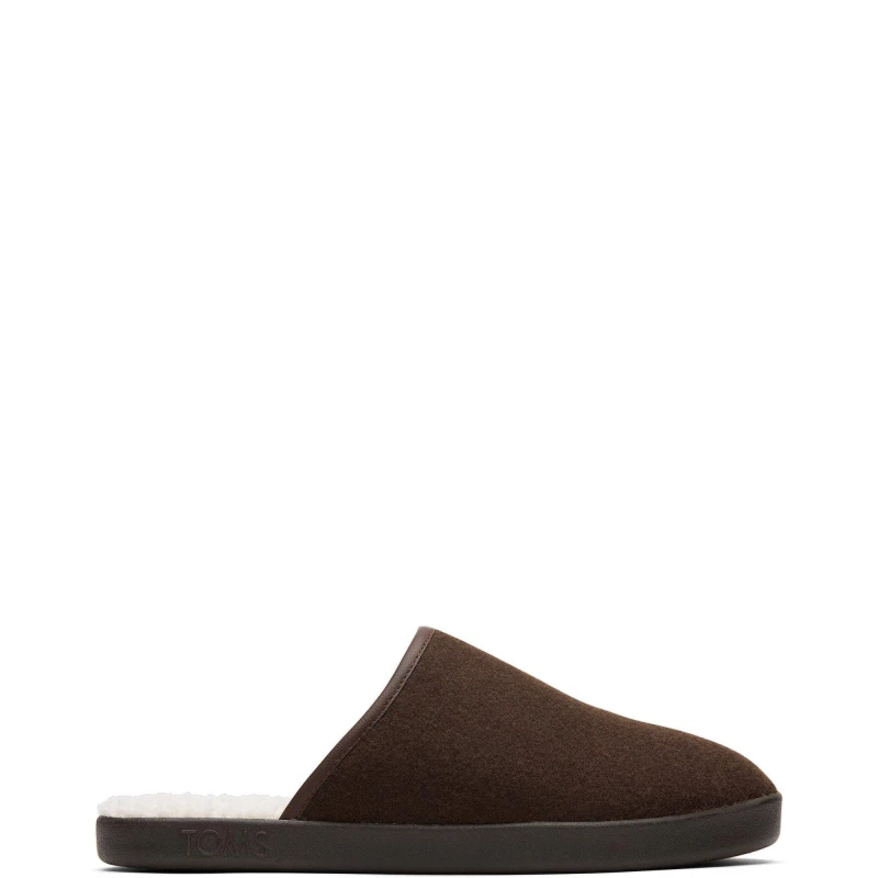 Image of TOMS 'Harbor' Mens Mule Slippers Brown male