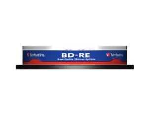 Image of Verbatim BD-RE SL 25GB 2x 10 Pack Spindle 10 pc(s)