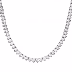 Image of Diamonfire Silver White Zirconia Tennis Collier Necklace N4231