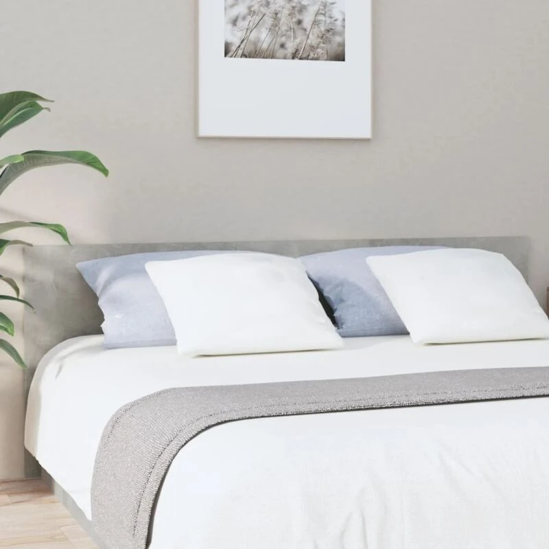 Image of VIDAXL Bed Headboard Concrete Grey 200x1.5x80cm Engineered Wood Vidaxl 8720286964590