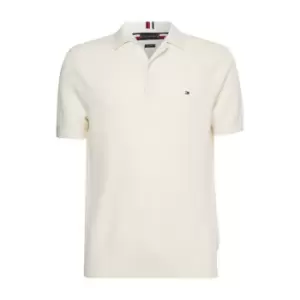 Image of Tommy Hilfiger Pique Structure Polo S/S - White
