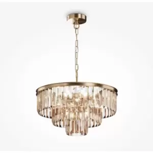 Image of Maytoni Maytoni Revero Classic 7 Light Pendant Ceiling Light Gold E14
