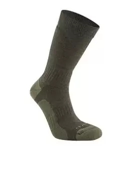 Image of Craghoppers CRAGHOPPERS TREK SOCK, Green, Size 6-8, Women