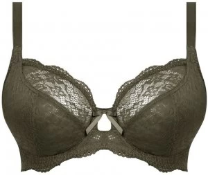 Image of Freya Freya fancies lace underwire plunge bra Olive