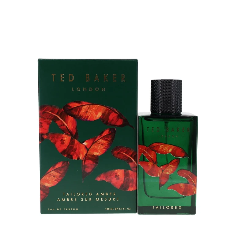 Image of Ted Baker Men Tailored Amber Eau de Parfum For Him 100ml in Clear Clear 100ml Male 5060523017881