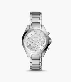 Image of Fossil Women Modern Courier Midsize Chronograph Stainless Steel Watch
