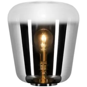 Image of Lucide GLORIO - Table Lamp - Ø45cm - 1xE27 - Smoke Grey