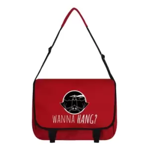Image of Grindstore Wanna Hang Messenger Bag (One Size) (Red/Black)