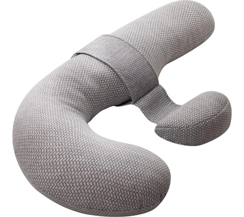 Image of MOMCOZY PP006-GR00NB-C F Shaped Pregnancy Pillow - Purple 602835182410