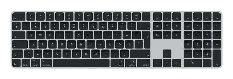 Image of Apple Apple Magic keyboard Universal USB + Bluetooth QWERTY Swedish Black MXK83S/A