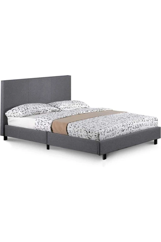 Image of Modernique Modernique Bilancio Normal 3ft Grey fabric Bed Size: Double Grey Double Unisex 5061017320067