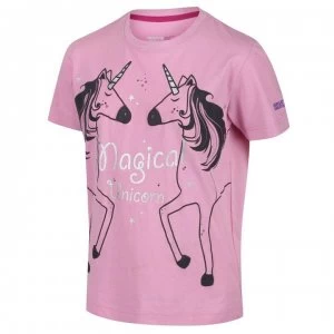 Image of Regatta Bosley III Cotton T-Shirt - Cool Pink