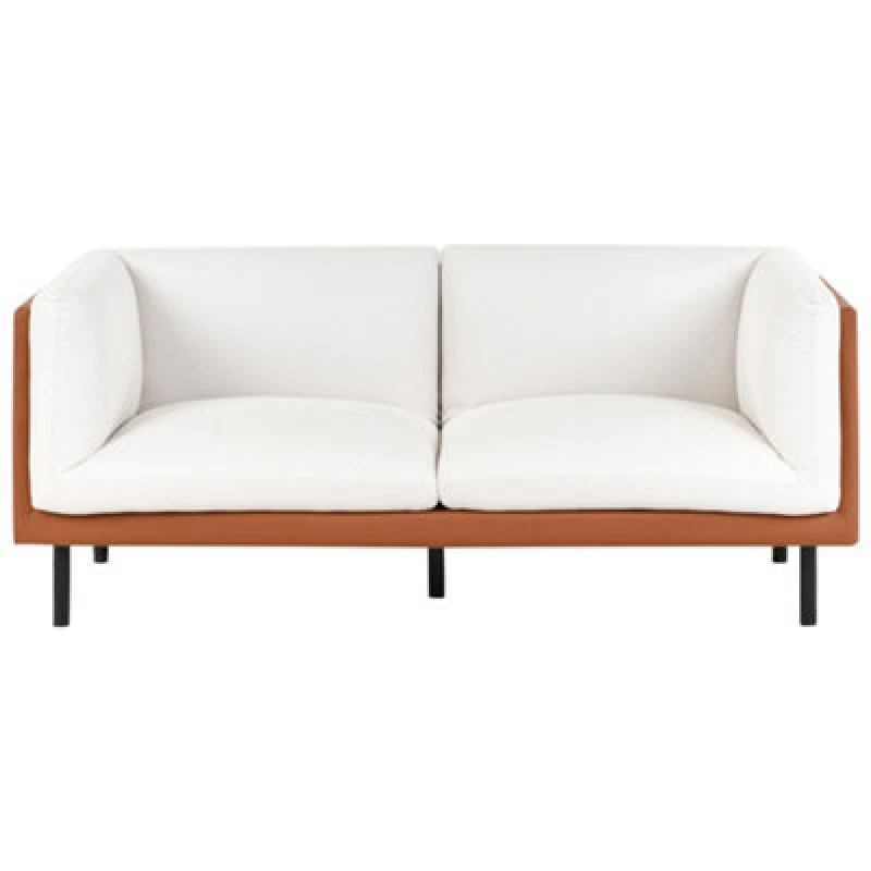 Image of Beliani Sofa 2 Seater Vorgod Fabric Off-White
