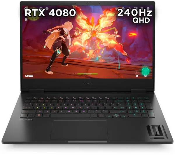 Image of HP OMEN 16-wf0507na 16.1" Gaming Laptop - Intel Core i7, RTX 4080, 1TB SSD, Black 197497684469