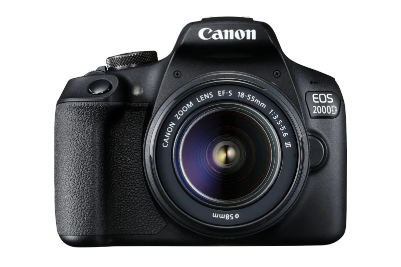 Image of Canon EOS 2000D BK 18-55 IS + SB130 +16GB EU26 SLR Camera Kit 24.1 MP