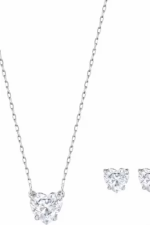 Image of Ladies Swarovski Jewellery Attract Heart Gift Set 5218461