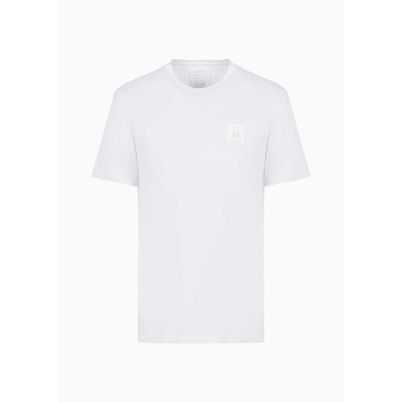 Image of Armani Exchange Small Icon T-Shirt White 1100 male S