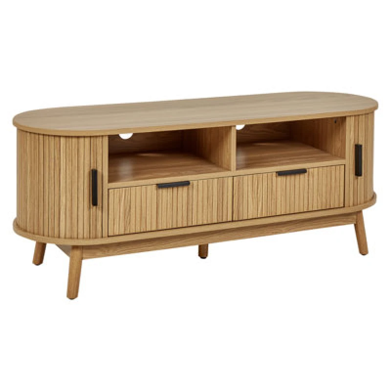 Image of Beliani Modern TV Stand Selah Brown
