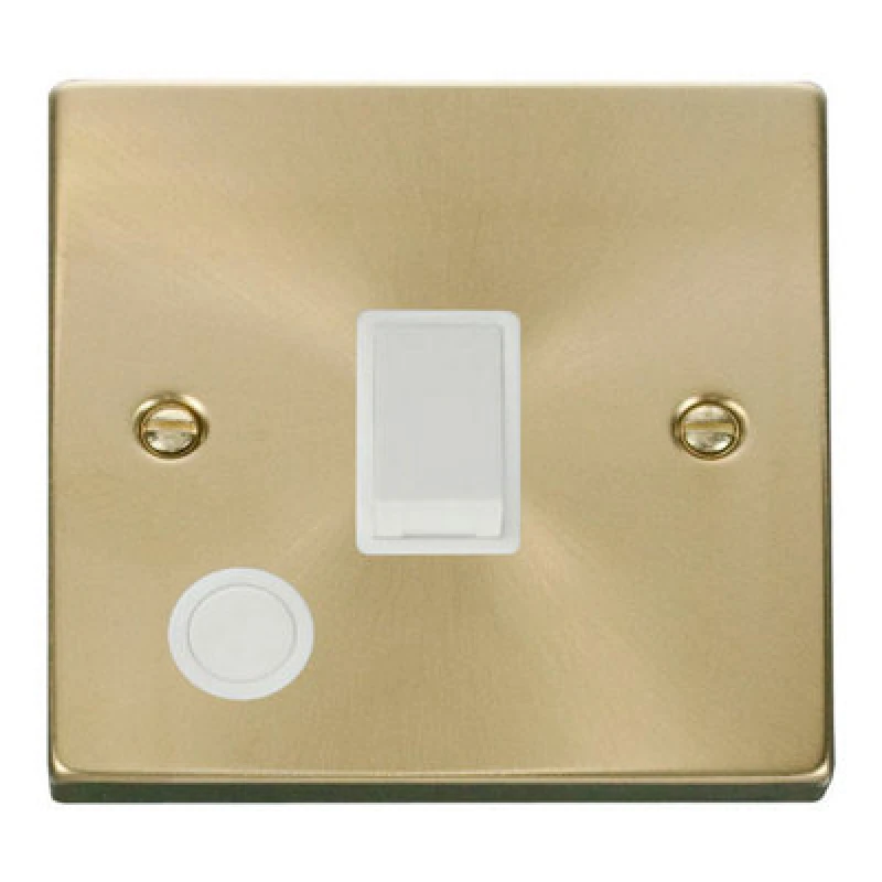Image of SE Home Satin / Brushed Brass 1 Gang 20A DP Switch With Flex Gold unisex