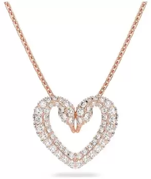 Image of Swarovski 5628657 UNA Pendant Necklace Rose Gold Plated Jewellery