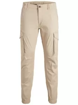 Image of JACK & JONES Paul Flake Akm 542 Cargo Trousers Men Beige