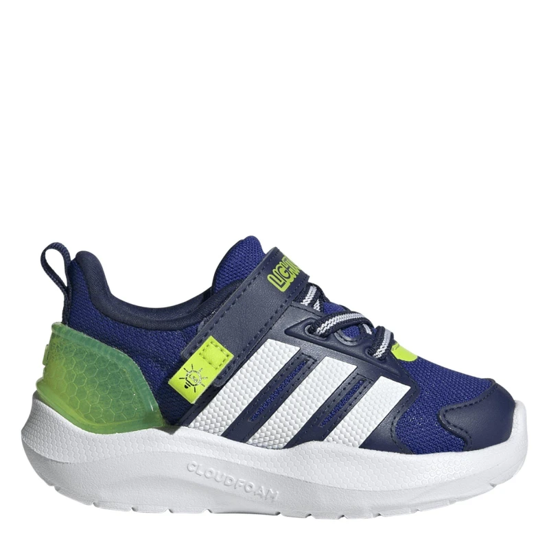 Image of adidas LIGHTORAMA RNR EL I boys's Children's Shoes (Trainers) in Blue