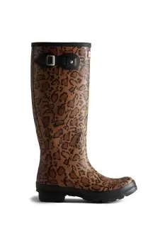 Image of Brown Original Tall Leopard Print Boot