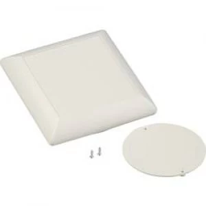 Image of Desk casing 110 x 110 x 39 Acrylonitrile butadiene styrene Grey white RAL 90