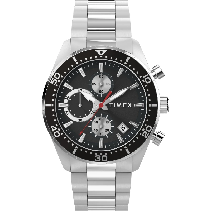 Image of Timex Timex Trend Chrono Sn63 Silver/Black male 42 mm