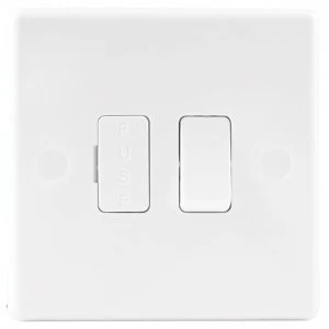Image of Wickes 13A Slimline Single Fused Connection Unit - White