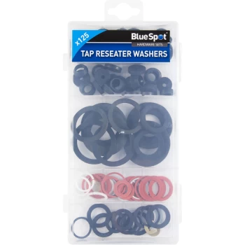 Image of 40536 125 Piece Assorted Tap Reseater Washer Set - Bluespot