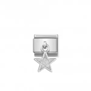 Image of Nomination Composable Classic Charm Enamel Glitter Star Link 331805/02