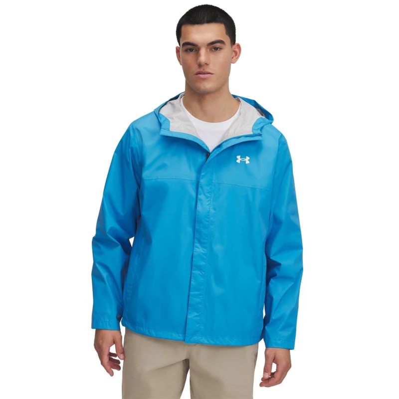 Image of Under Armour Mens Cloudstrike Lightweight Waterproof Jacket Blue male L