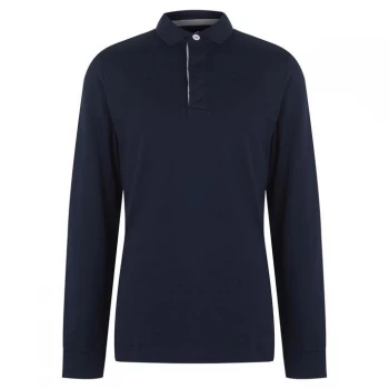 Image of Criminal Field Rugby Polo Shirt - Navy